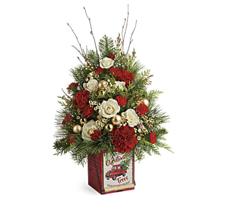 Teleflora's Vintage Greetings Tree