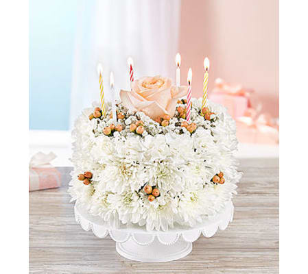 Birthday Wishes Flower Cake™ Sweetness