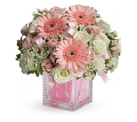 Baby's First Block by Teleflora - Pink