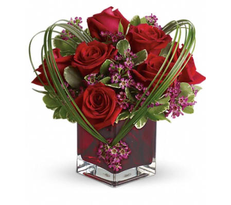 Teleflora's Sweet Thoughts Bouquet with Red Roses
