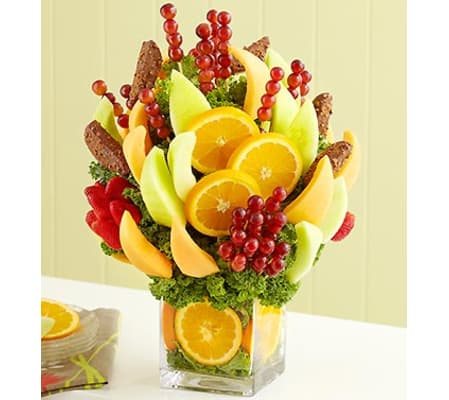Deepest Condolences Fruit Bouquet