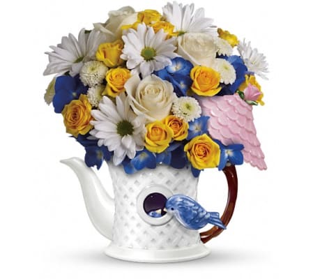 Teleflora's Peek-a-Bird Bouquet