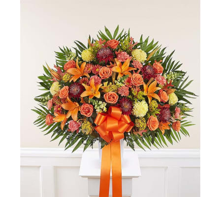 Standing Mixed Basket In Fall Colors