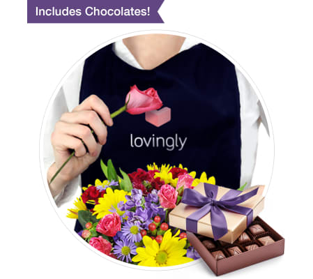 Sweet Surprise - Florist Choice with Chocolates
