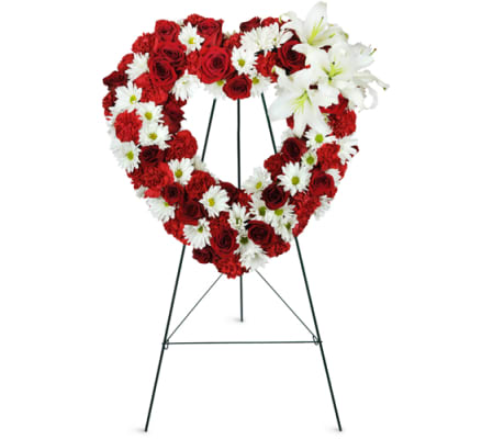 Rosy Remembrance Heart Wreath™