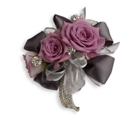 Roses And Ribbons Corsage