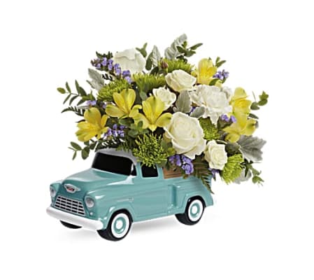 Teleflora's Chevy Trucking Blossoms Bouquet