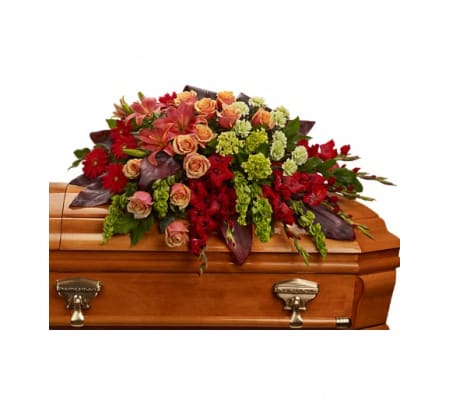 A Fond Farewell Casket Spray