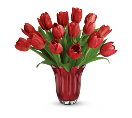 Teleflora's Kissed By Tulips Bouquet