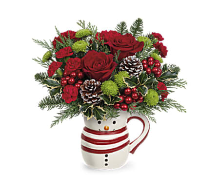 Teleflora's Send A Hug® Sweet Frosty Bouquet