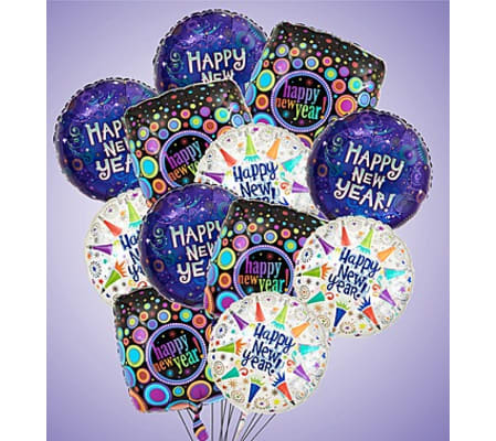Air-Rangement® - Happy New Year Mylar Balloon