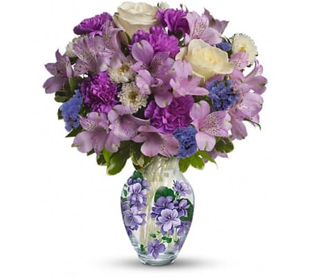 Teleflora's Sweet Violet Bouquet