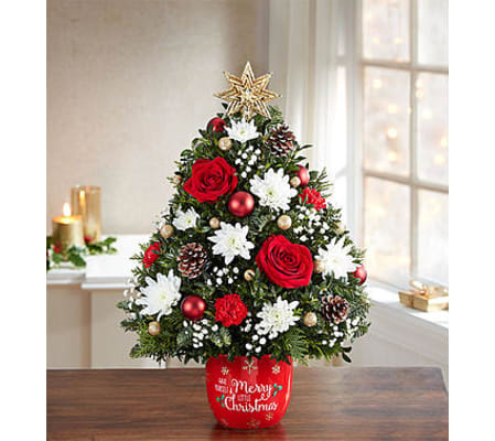 Merry Little Christmas™ Holiday Flower Tree®