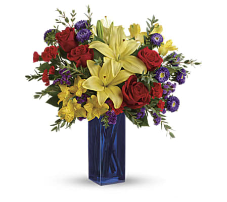 Teleflora's Flying Colors Bouquet