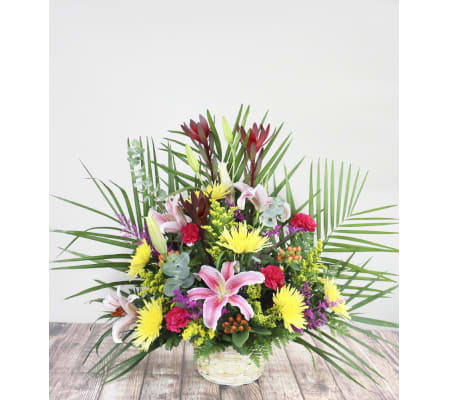 Memories Garden Sympathy Basket