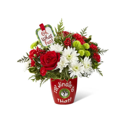 The FTD® I'll Jingle to That™ Bouquet by Hallmark
