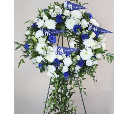 Yankee Funeral Wreathe