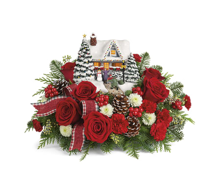 Thomas Kinkade's Hero's Welcome Bouquet