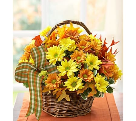 Fall Daisy Basket