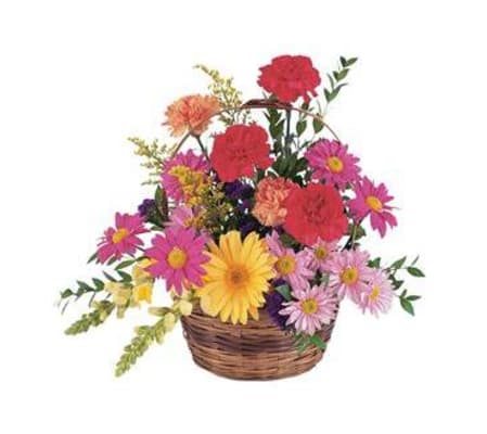 Vibrant Basket Arrangement