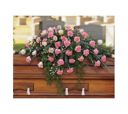 Heavenly Pink Casket Spray
