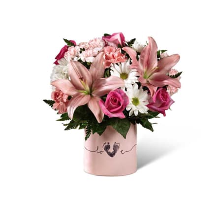 The FTD® Tiny Miracle™ New Baby Girl Bouquet