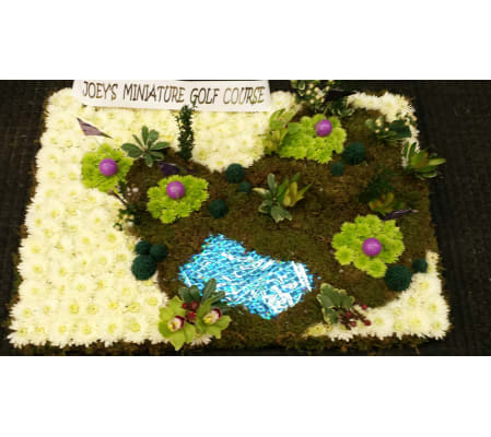 Custom Mini Golf Funeral