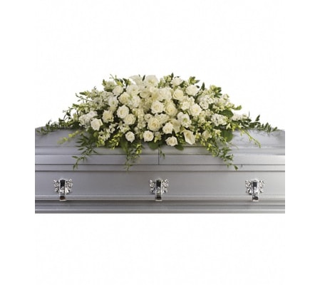 Purity and Peace Casket Spray