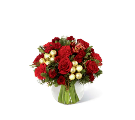 The FTD® Holiday Gold™ Bouquet