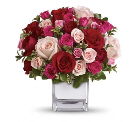 Teleflora's Love Medley Bouquet with Red Roses