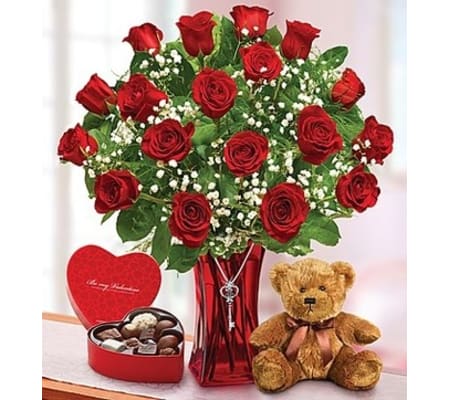 Abundant Love™ - Bear, Chocolate, & Key