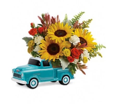 Teleflora's Chevy Pickup Bouquet