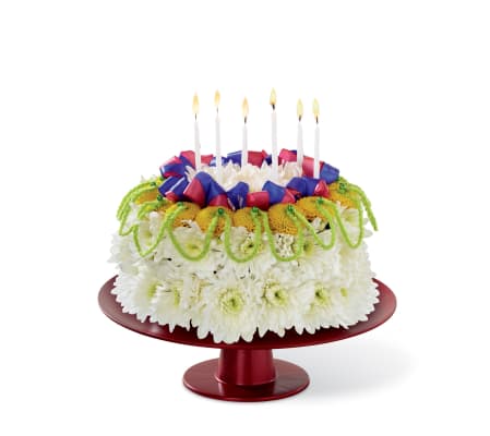 The FTD® Bright Days Ahead™ Floral Cake