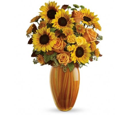 Teleflora's Golden Sunset Bouquet