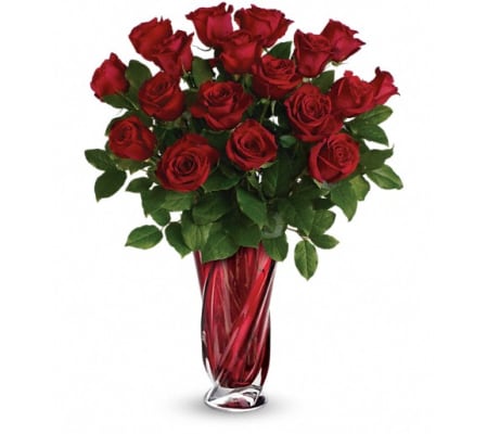 Teleflora's Red Radiance Bouquet