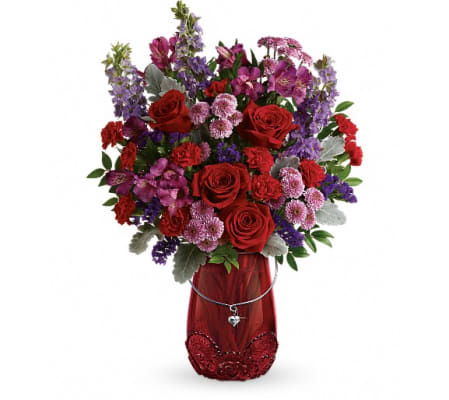 Teleflora's Delicate Heart Bouquet