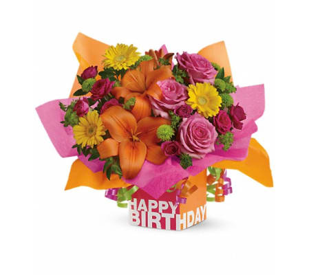 Teleflora's Rosy Birthday Present