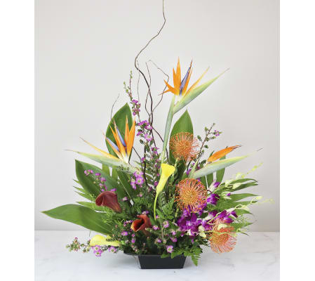 Exotic Flower Dish