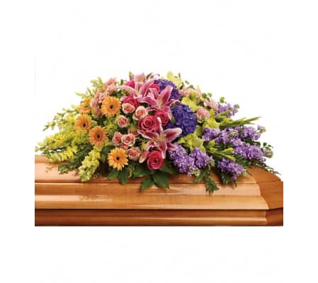 Garden of Sweet Memories Casket Spray