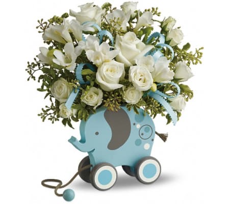 MiGi Baby Elephant by Teleflora - Blue