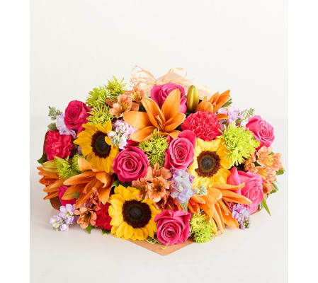 The Floral Embrace Wrapped Bouquet - Extra Large