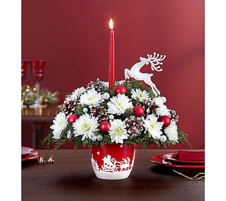 Santa’s Sleigh Ride™ Centerpiece
