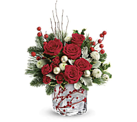 Teleflora's Winterberry Kisses Bouquet
