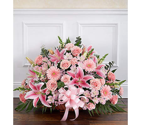 Thoughts and Prayers™ Pink Fireside Basket