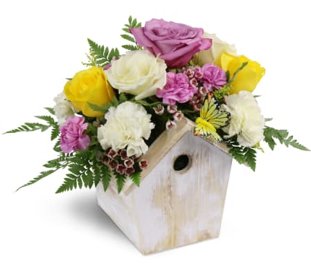 Birdhouse of Blooms