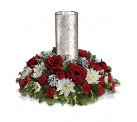 Let's Be Merry Centerpiece by Teleflora