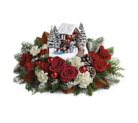 Thomas Kinkade's Snowfall Dreams Bouquet