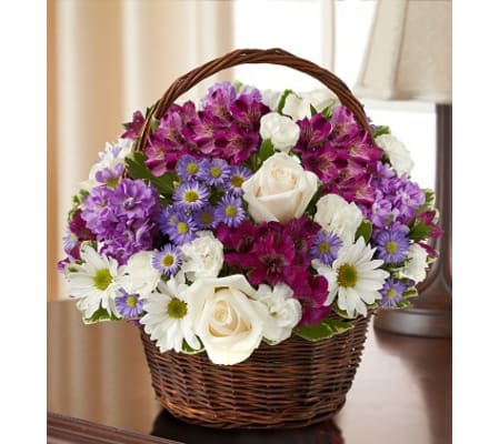 Peace, Prayers & Blessings - Lavender and Whi