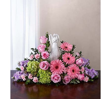 Serenity Angel Arrangement™ Pink and Purple