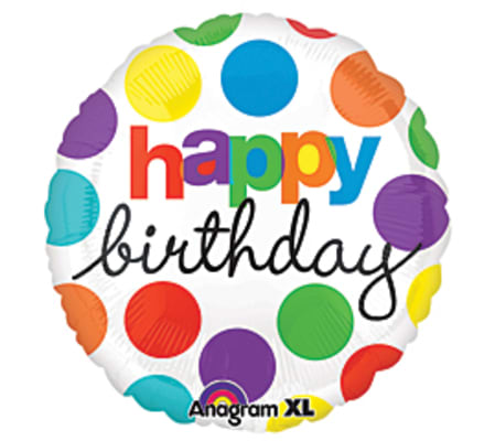 Happy Birthday Mylar Balloon